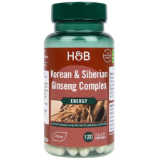 OEM HOLLAND AND BARRETT H&B ginseng komplex kapszula 120 db vitamin és táplálékkiegészítő
