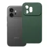 OEM Honor 600 5G szilikon tok, telefon tok, hátlaptok, matt, zöld, Matt case