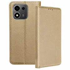 OEM Honor 600 Smart 5G könyvtok, fliptok, telefon tok, mágneszáras, bankkártyatartós, arany tok és táska