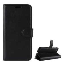 OEM Honor 7S GIGAPACK Tok álló, bőr hatású FLIP, prémium, FEKETE tok és táska