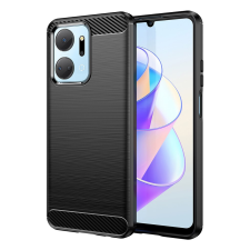 OEM Honor X7a szilikon tok, hátlaptok, telefon tok, karbon mintás, fekete tok és táska