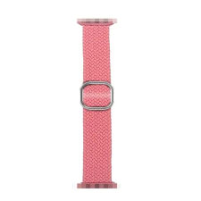 OEM Hook Apple Watch csatos fonott szövet szíj 49/45/44/42mm rózsaszín okosóra kellék