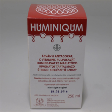 OEM Huminiqum szirup 250 ml vitamin és táplálékkiegészítő