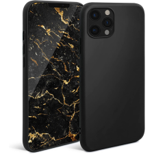 OEM iPhone 12 / 12 Pro szilikon tok, hátlaptok, telefon tok, matt, fekete tok és táska