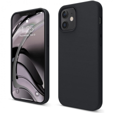 OEM iPhone 12 Mini szilikon tok, hátlaptok, telefon tok, matt, fekete tok és táska