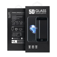 OEM iPhone 13 Pro / 14 üvegfólia, tempered glass, előlapi, 5D, edzett, hajlított, matt, fekete kerettel mobiltelefon kellék