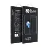 OEM iPhone 13 Pro Max üvegfólia, tempered glass, előlapi, 5D, edzett, hajlított, betekintés védelemmel, fekete kerettel