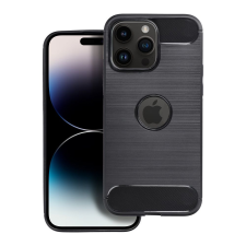 OEM iPhone 14 Pro Max szilikon tok, hátlaptok, telefon tok, karbon mintás, fekete tok és táska