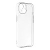 OEM iPhone 15 szilikon tok, hátlaptok, telefon tok, vastag, átlátszó, kamera védelemmel, 2mm