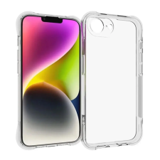 OEM iPhone 16e GIGAPACK Szilikon telefonvédő ütésállóság, légpárnás sarok, ÁTLÁTSZÓ tok és táska
