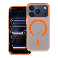 OEM iPhone 16e (SE4 2025) / 17e tok Go Orange MagSafe kompatibilis narancssárga tok és táska