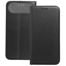 OEM iPhone 17 Air könyvtok, fliptok, telefon tok, mágneszáras, bankkártyatartós, fekete, Smart Magnetic tok és táska