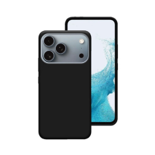 OEM iPhone 17 Pro Max telefontok - fekete szilikon hátlap tok ﻿ tok és táska