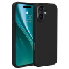 OEM iPhone 17 telefontok - fekete szilikon hátlap tok ﻿