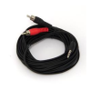 OEM Jack 3,5mm -> 2db RCA M/M audio kábel 1.5m (XAKABJ2R)