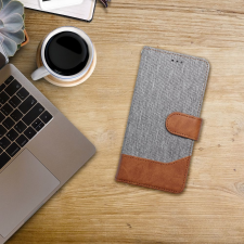 OEM JEANS könyvtok Samsung Galaxy A20e - szürke tok és táska