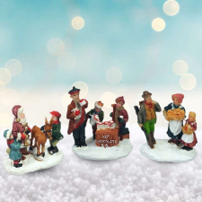 OEM Karácsonyi figura jelenet 1db (3féle) karácsonyi dekoráció
