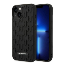 OEM Karl Lagerfeld 3D Monogram Apple iPhone 14 Plus hátlap tok fekete tok és táska