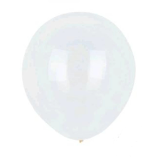 OEM Latex lufi – halványfehér színű – 25cm / 50db party kellék