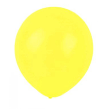 OEM Latex lufi – világossárga színű – 25cm / 10db party kellék