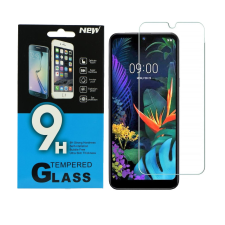 OEM LG K50 / Q60 üvegfólia, tempered glass, előlapi, edzett mobiltelefon kellék