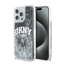 OEM Liquid Glitter Arch Logo iPhone 15 Pro Max hátlap tok fekete tok és táska