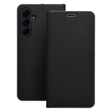 OEM LUNA CARBON könyvtok Samsung Galaxy A36 - fekete tok és táska
