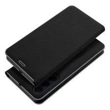 OEM LUNA CARBON könyvtok Samsung Galaxy A56 - fekete tok és táska