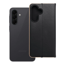 OEM Luna GOLD Flip tok SAMSUNG A37 5G fekete tok és táska
