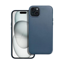 OEM Magsafe műbőr tok Apple iPhone 15 Plus indigo kék tok és táska