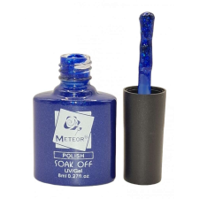OEM Meteor Gél Lakk 108 - Sötétkék Csillámos - 8ml lakk zselé