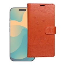 OEM MEZZO Flip tok Redmi Note 15 Pro Plus 5G barna tok és táska