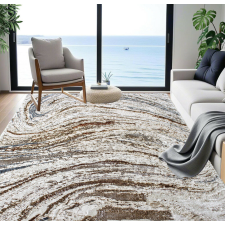 OEM Modern szőnyeg Cezar 0838 (Papaya-Flos) 240x330cm Bézs-Bronz lakástextília
