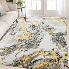 OEM Modern szőnyeg Cleopatra 8441 (Grey-Gold) 200x290cm Szürke-Arany lakástextília