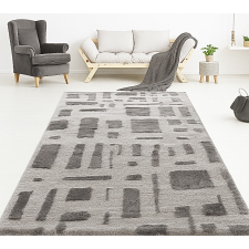 OEM Modern szőnyeg Cozy Lux 3209 (L.Grey) 160x230cm Szürke lakástextília