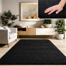 OEM Modern szőnyeg Industrial Lux (Black) 400x600cm Fekete lakástextília