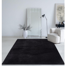 OEM Modern szőnyeg Palm Plüss (Black) 200x280cm Fekete lakástextília