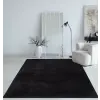 OEM Modern szőnyeg Palm Plüss (Black) 240x330cm Fekete