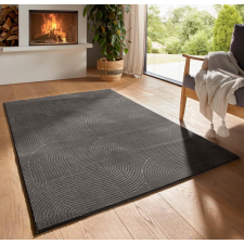 OEM Modern szőnyeg Rio 3D Joy (Antracit) 200x280cm Sötét Szürke lakástextília