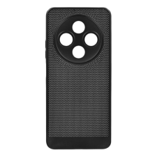 OEM Műanyag telefonvédő (légáteresztő. lyukacsos. kameravédő) FEKETE tok és táska