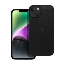 OEM Műanyag telefonvédő (légáteresztő. lyukacsos. kameravédő) FEKETE tok és táska