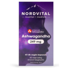 OEM NORDVITAL Nordvital ashwagandha 249mg kapszula 60 db vitamin és táplálékkiegészítő