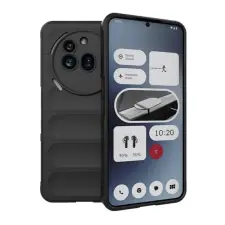 OEM Nothing Phone GIGAPACK Szilikon telefonvédő ütésállóság, 3D, FEKETE tok és táska