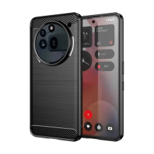 OEM Nothing Phone GIGAPACK Szilikon telefonvédő ütésállóság, karbon minta, FEKETE tok és táska