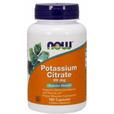 OEM NOW Now potassium citrate kapszula 180 db vitamin és táplálékkiegészítő