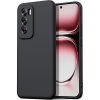 OEM Oppo Reno12 Pro 5G szilikon tok, hátlaptok, telefon tok, velúr belsővel, matt, fekete, Silicon