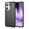 OEM Oppo Reno 13 Pro GIGAPACK Szilikon telefonvédő ütésállóság, karbon minta, FEKETE