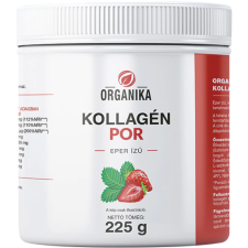 OEM Organika kollagén italpor eper ízű 225 g vitamin és táplálékkiegészítő