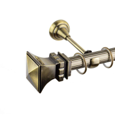 OEM Parga 25/19 egyszerű galéria - antik arany - 400 cm karnis, függönyrúd