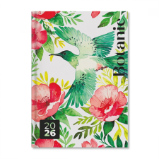 OEM PerioD Botanic White 2026 A5 napi beosztású határidőnapló határidőnapló